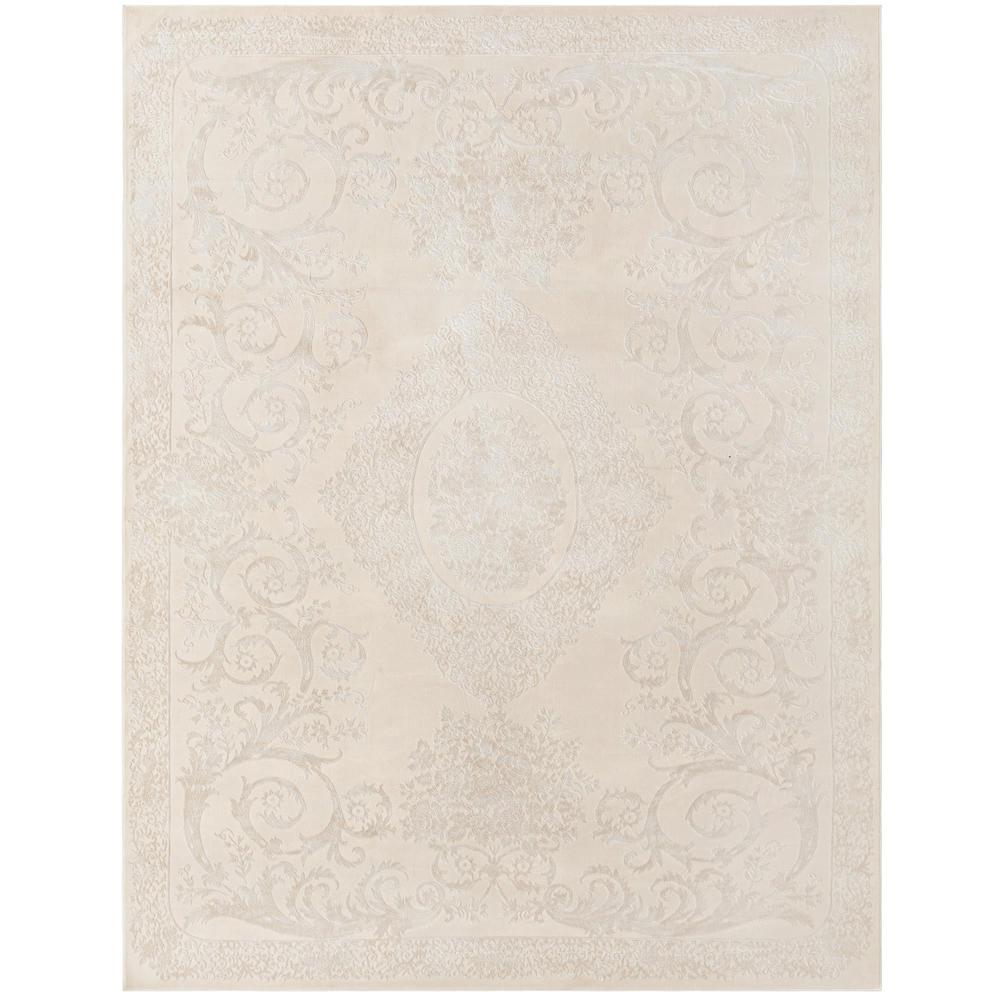 Finsbury Diana Area Rug 9' 0" x 12' 0", Rectangular Ivory. Picture 1