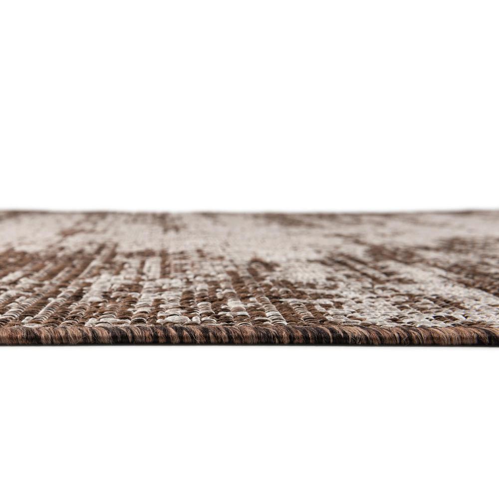 Outdoor Modern Collection, Area Rug, Brown, 5' 3" x 7' 10", Rectangular. Picture 4