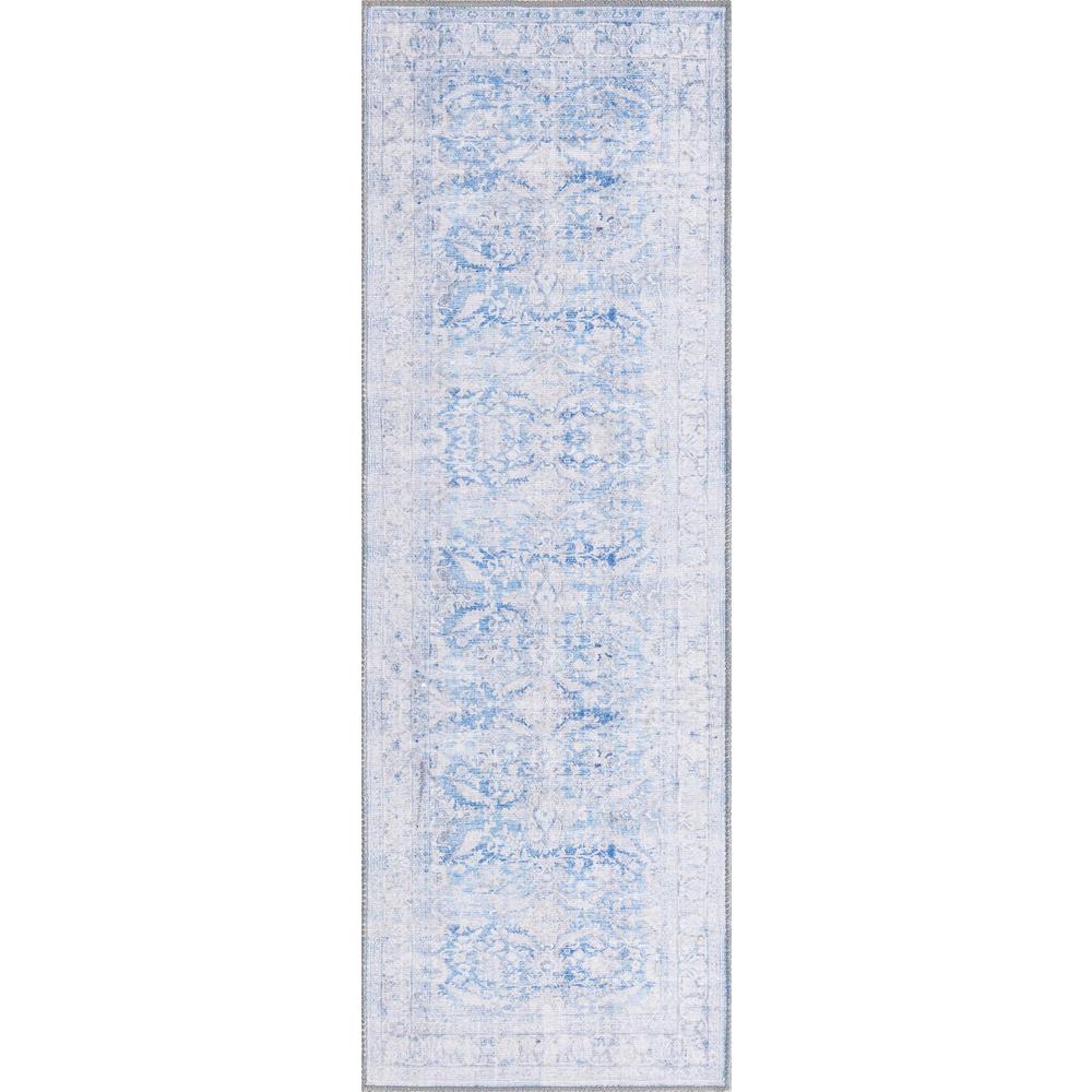 Unique Loom 6 Ft Runner in Blue (3161303). Picture 1