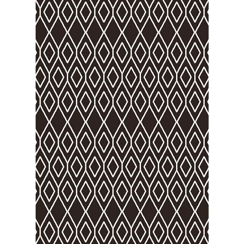 Jill Zarin Outdoor Turks and Caicos Area Rug 3' 3" x 5' 3", Rectangular Charcoal Gray. Picture 1
