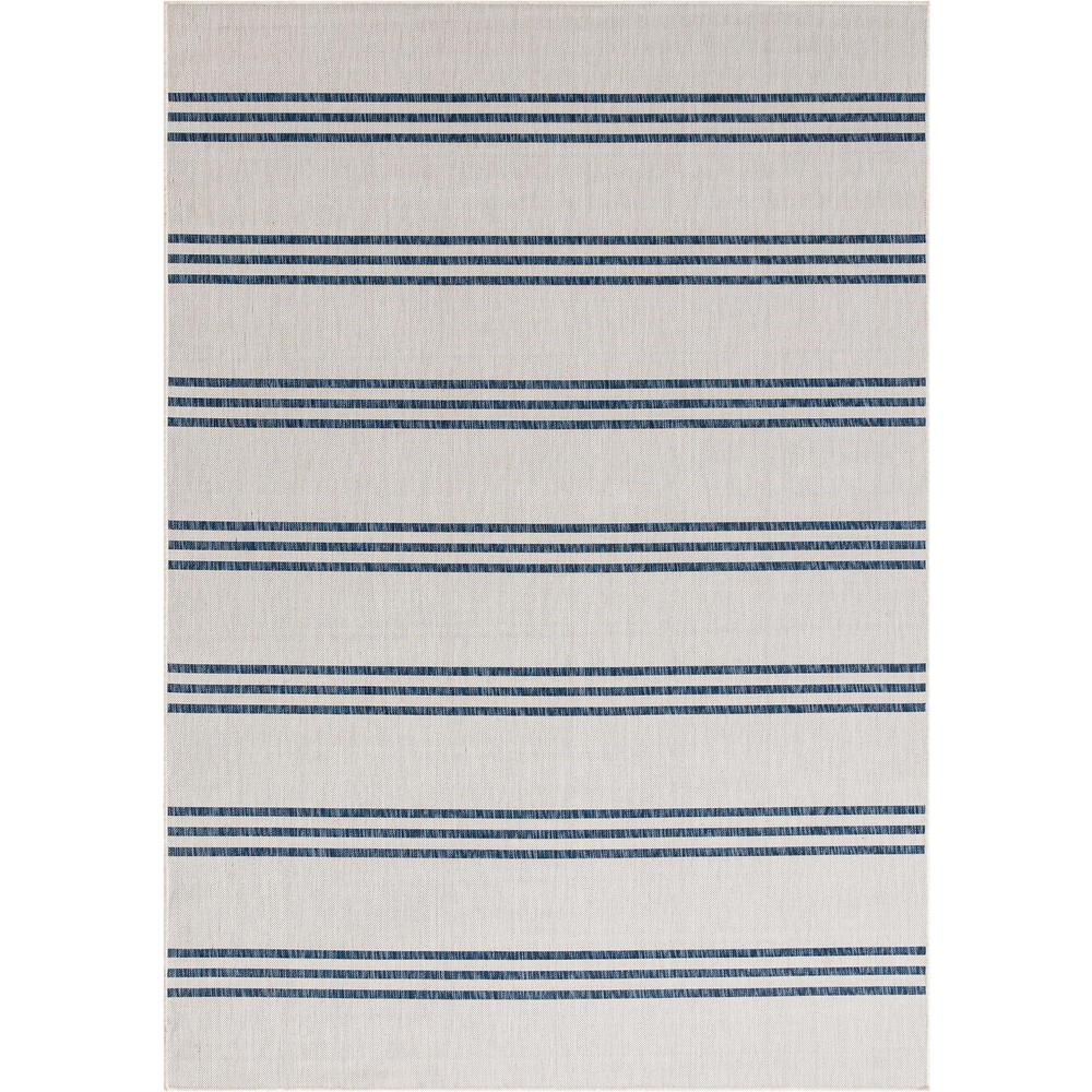 Jill Zarin Outdoor Anguilla Area Rug 7' 0" x 10' 0", Rectangular Ivory. Picture 1
