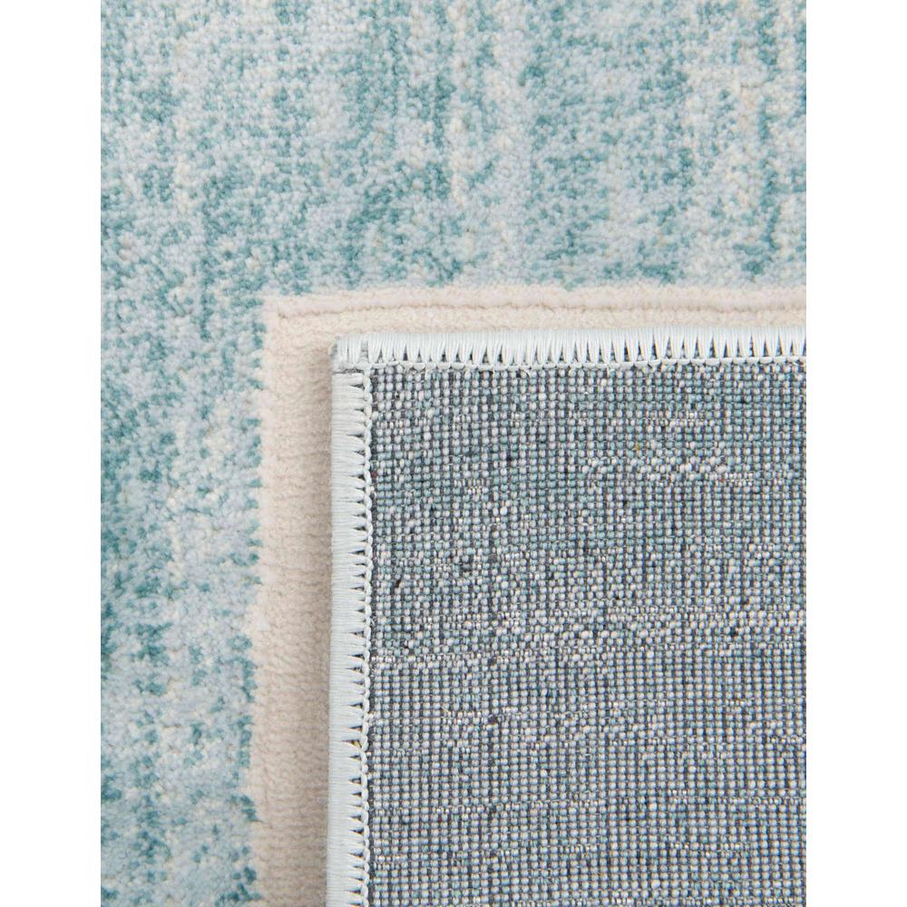 Uptown Lenox Hill Area Rug 2' 7" x 8' 0", Runner Turquoise. Picture 9