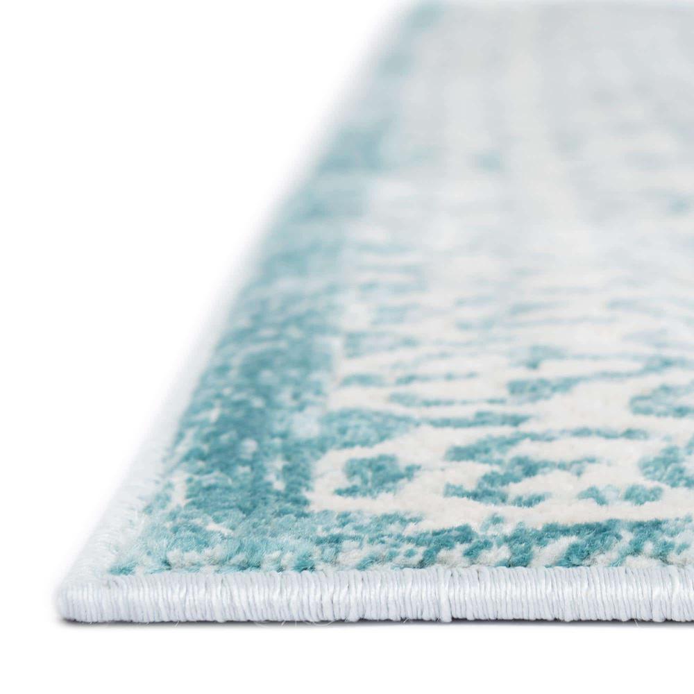 Uptown Area Rug 7' 10" x 7' 10", Square Teal. Picture 10