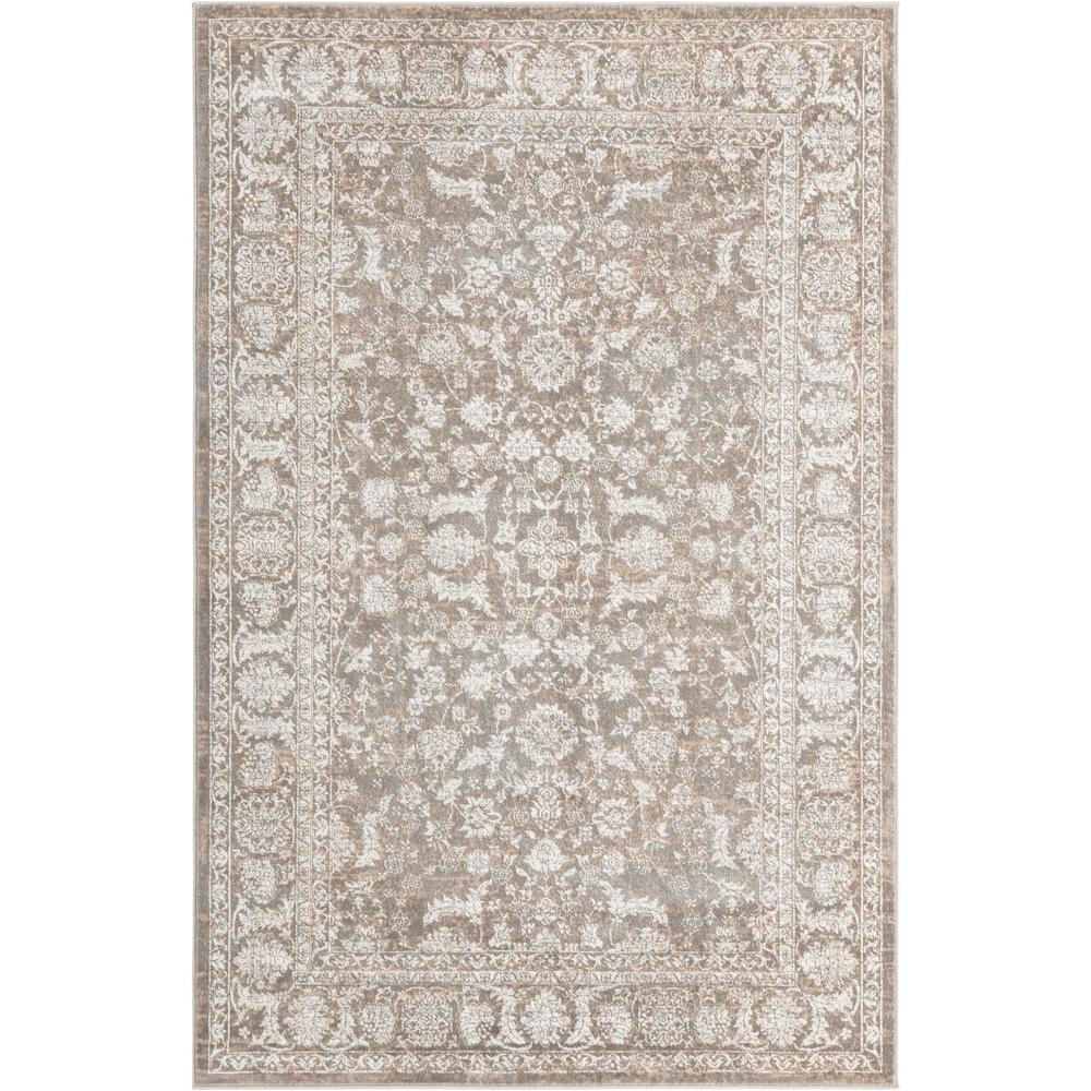 Uptown Area Rug 5' 3" x 8' 0", Rectangular Gray. Picture 1