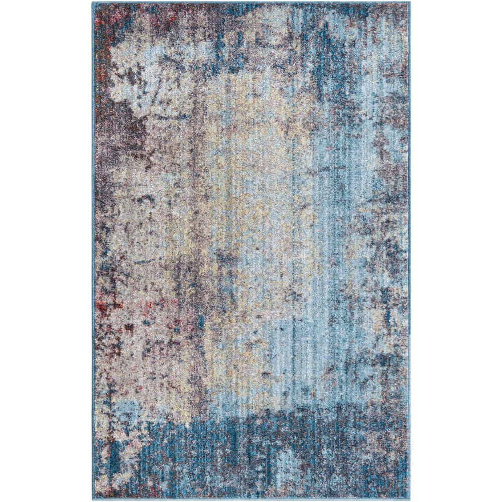 Downtown Greenwich Village Area Rug 3' 3" x 5' 3", Rectangular Multi. Picture 1