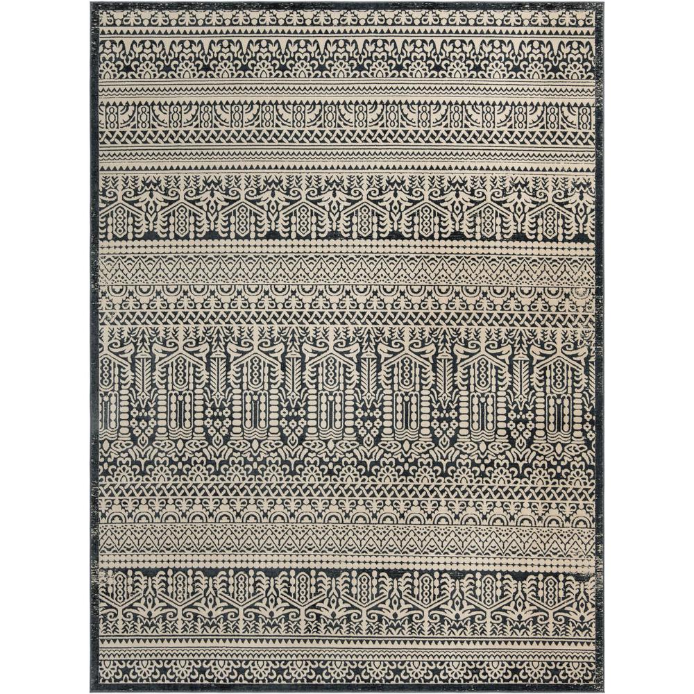 Uptown Area Rug 9' 0" x 12' 0", Rectangular, Blue. Picture 1