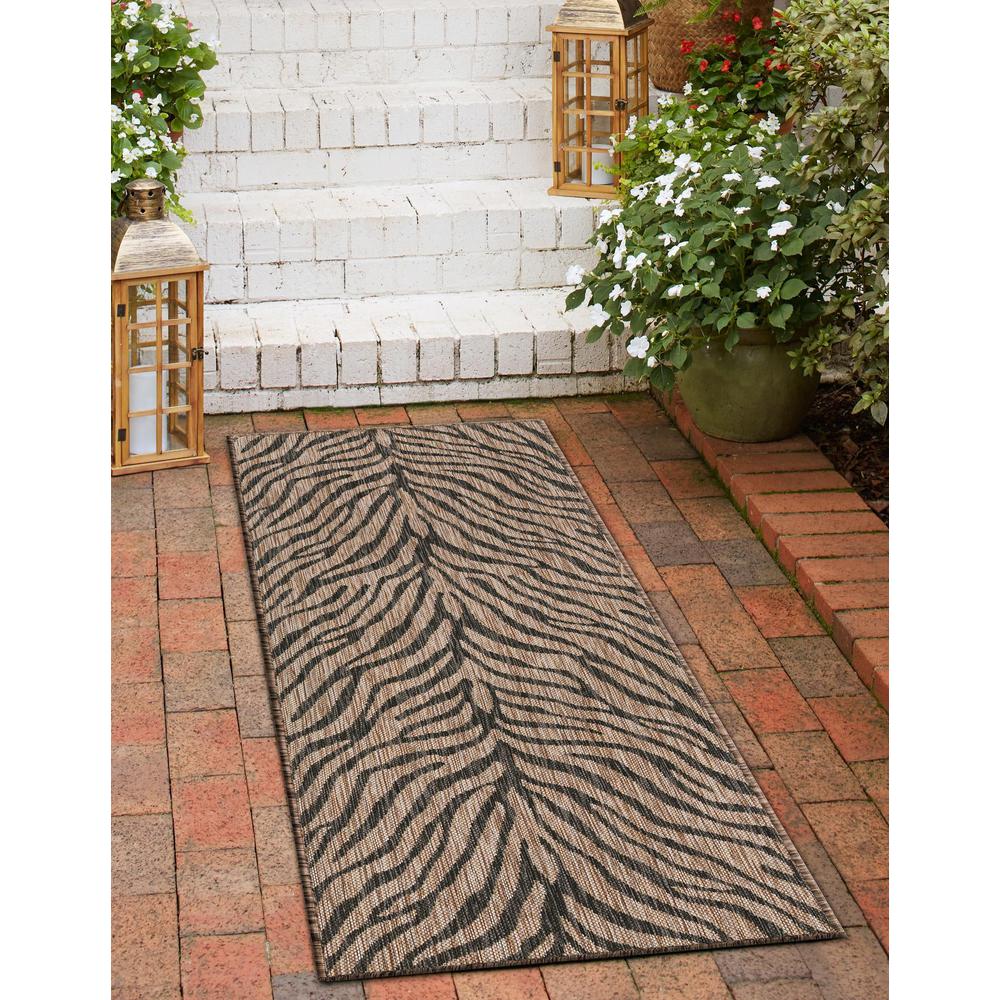 Outdoor Safari Collection, Area Rug, Natural, 2' 0" x 6' 0", Runner. Picture 3