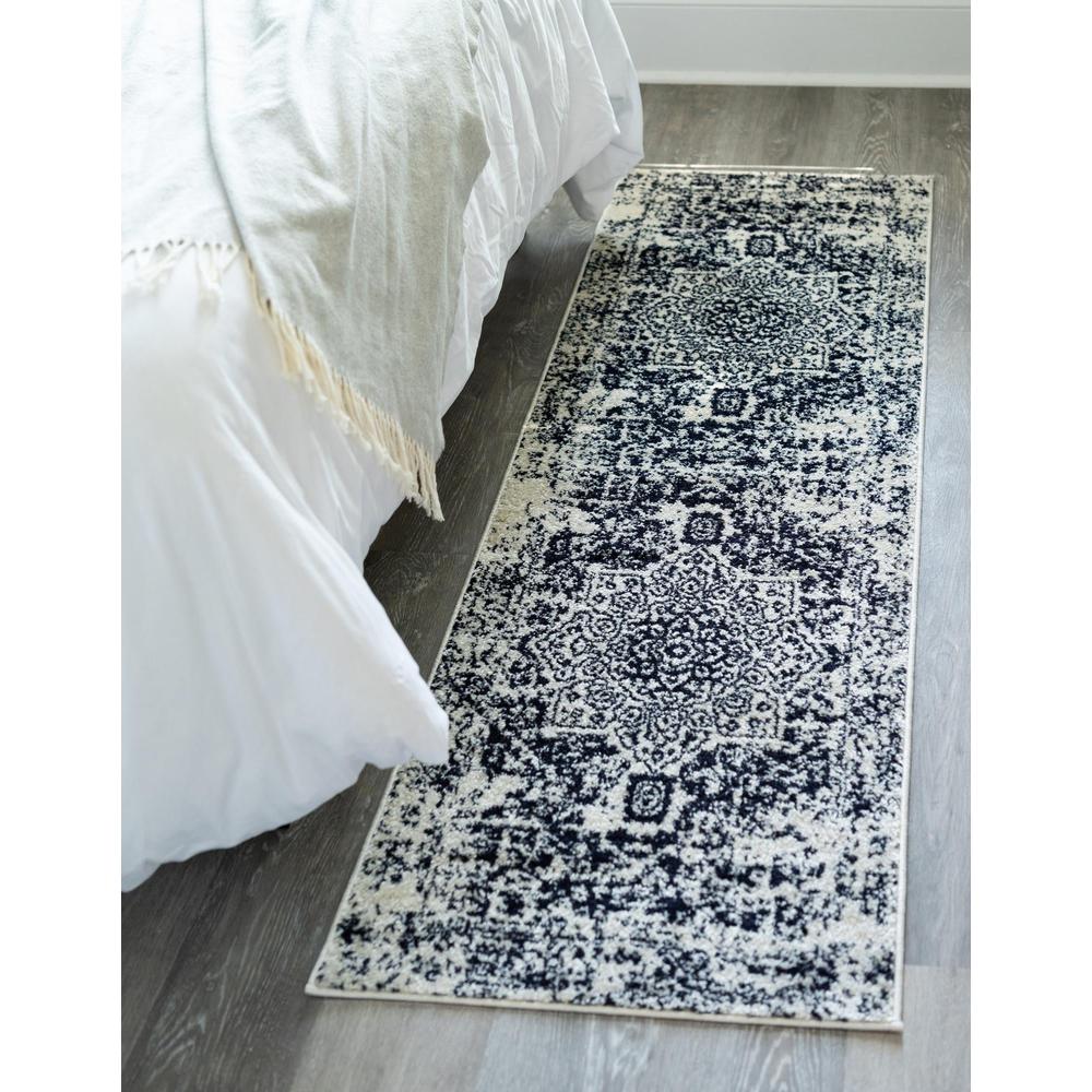 Unique Loom 6 Ft Runner in Blue (3150319). Picture 2