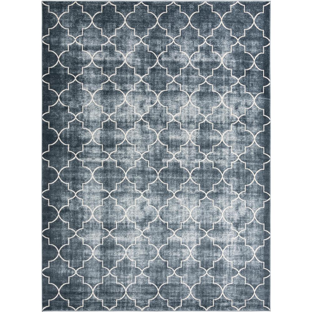 Uptown Area Rug 9' 0" x 12' 0", Rectangular - Navy Blue. Picture 1