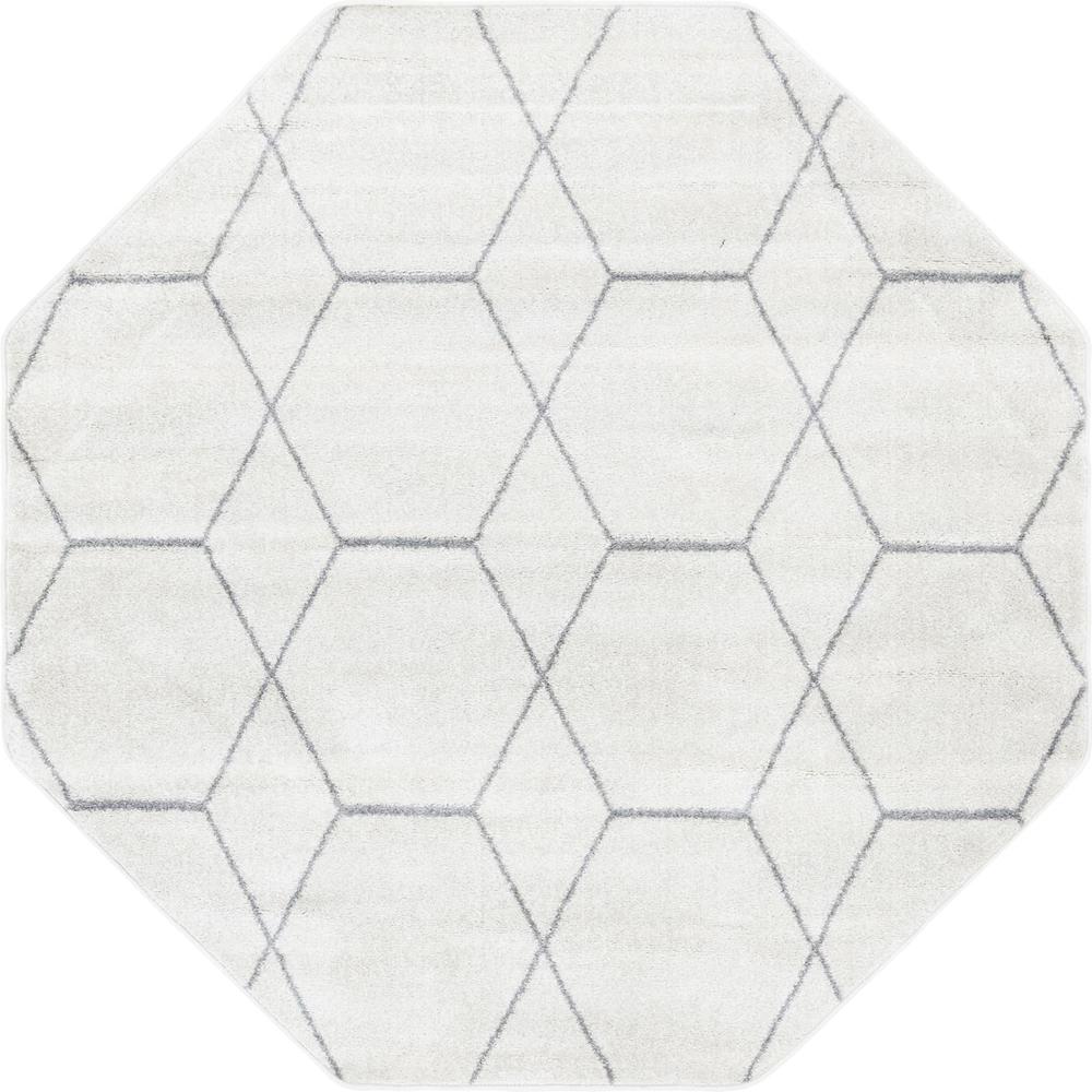 Unique Loom 5 Ft Octagon Rug in Ivory (3151506). Picture 1