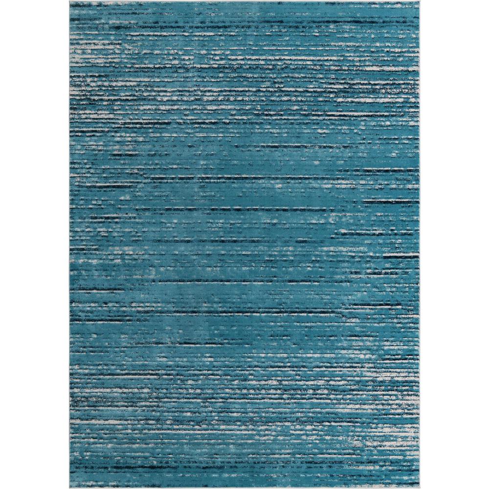 Unique Loom Rectangular 9x12 Rug in Blue (3154245). Picture 1