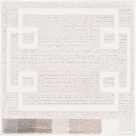 Uptown Lenox Hill Area Rug 1' 8" x 1' 8", Square Beige. Picture 1