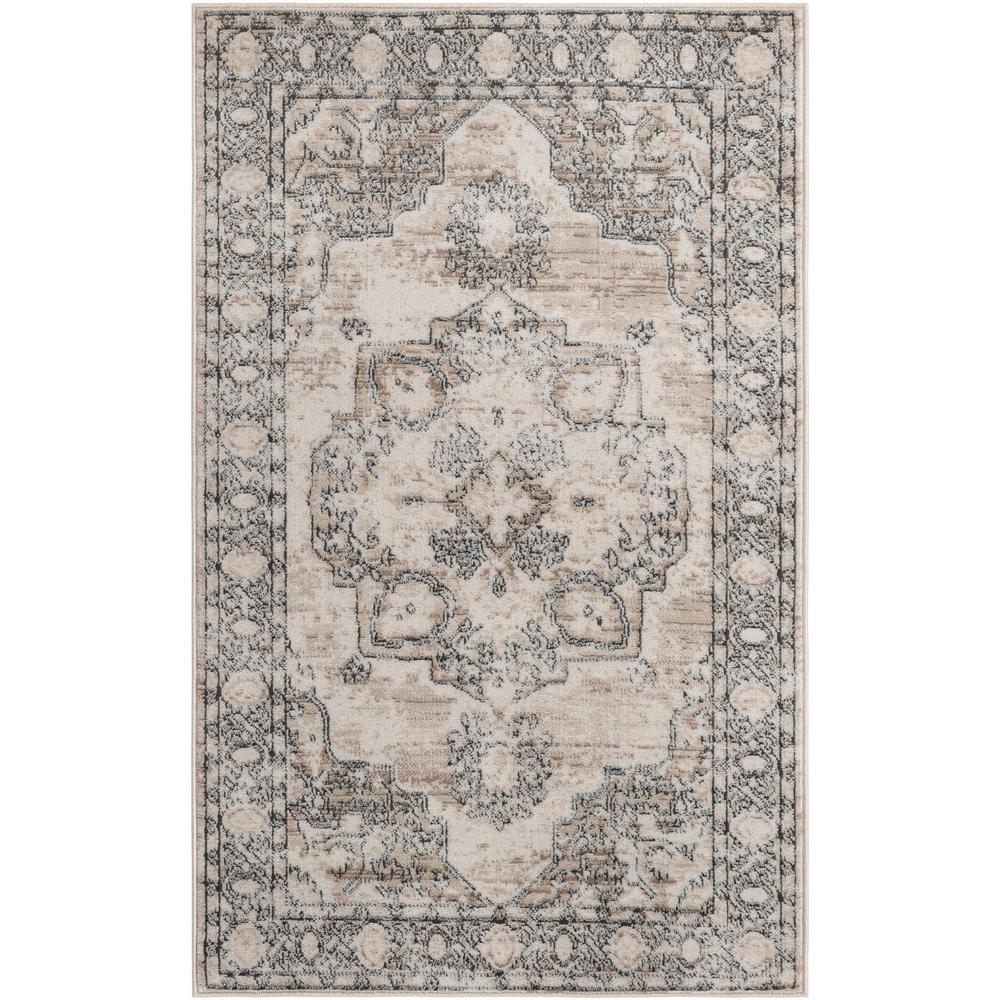 Portland Canby Area Rug 3' 3" x 5' 3", Rectangular Ivory. Picture 1