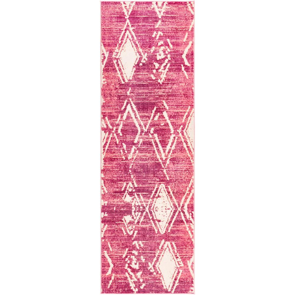 Uptown Carnegie Hill Area Rug 2' 7" x 8' 0", Runner Pink. Picture 1