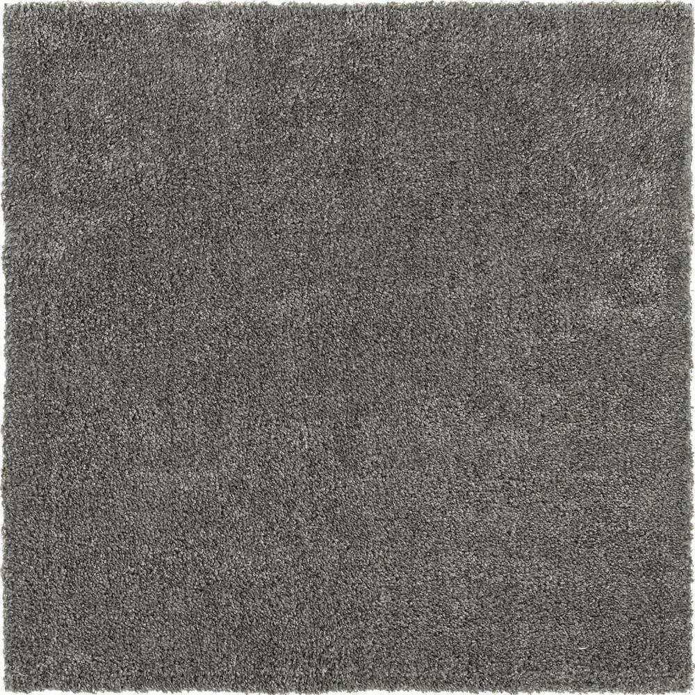 Unique Loom 4 Ft Square Rug in Gray (3152895). Picture 1