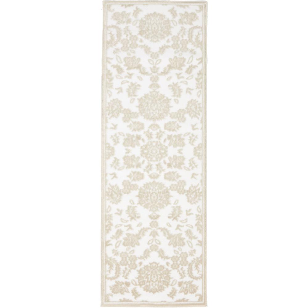 Unique Loom 6 Ft Runner in Snow White (3134743). Picture 1
