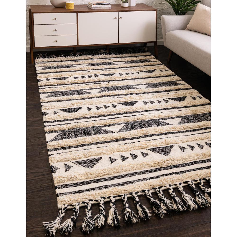 Unique Loom Rectangular 3x5 Rug in Charcoal (3163940). Picture 1