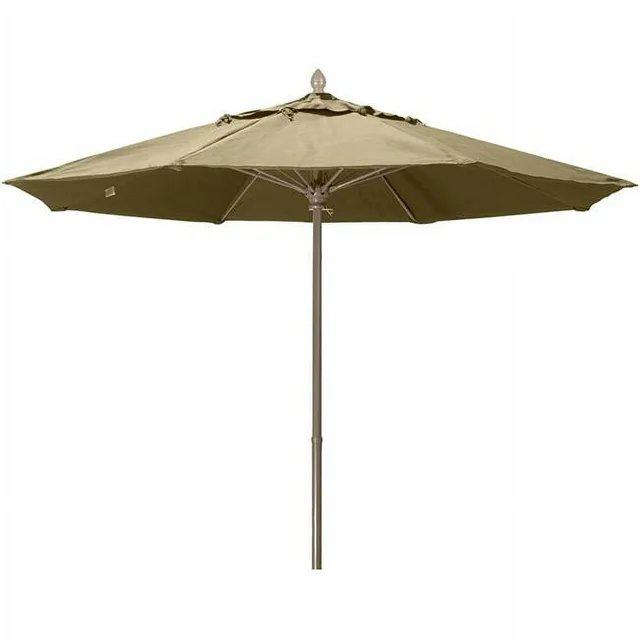 7.5' Oct Market 8 Rib Push up Champagne Bronze with Antique Beige Marine Grade Canopy, 9MPUCB-8600. Picture 1