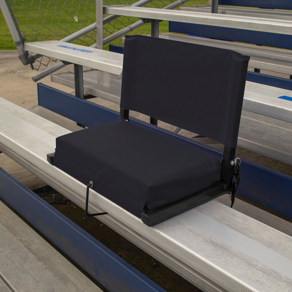 Stadium Chairs for Bleachers w/ Back Support. Picture 3