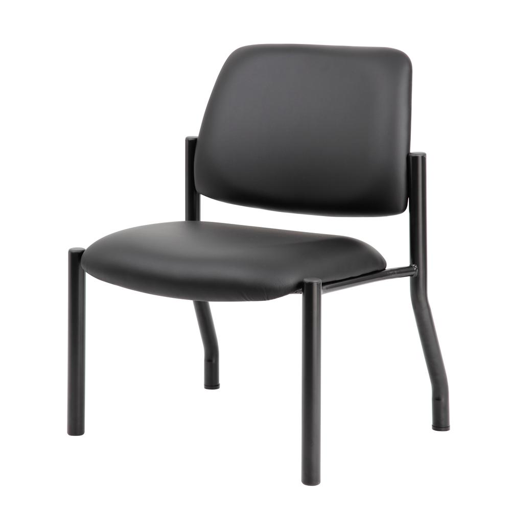 Boss Antimicrobial Armless Guest Chair, 400 lb. weight capacity. Picture 1