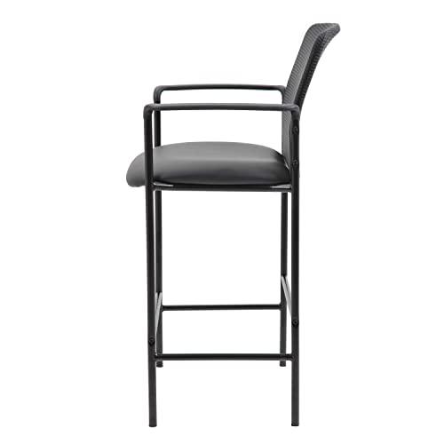 Boss Contemporary Mesh Counter Stool, Black. Picture 6