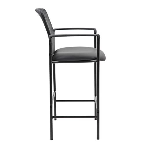 Boss Contemporary Mesh Counter Stool, Black. Picture 5