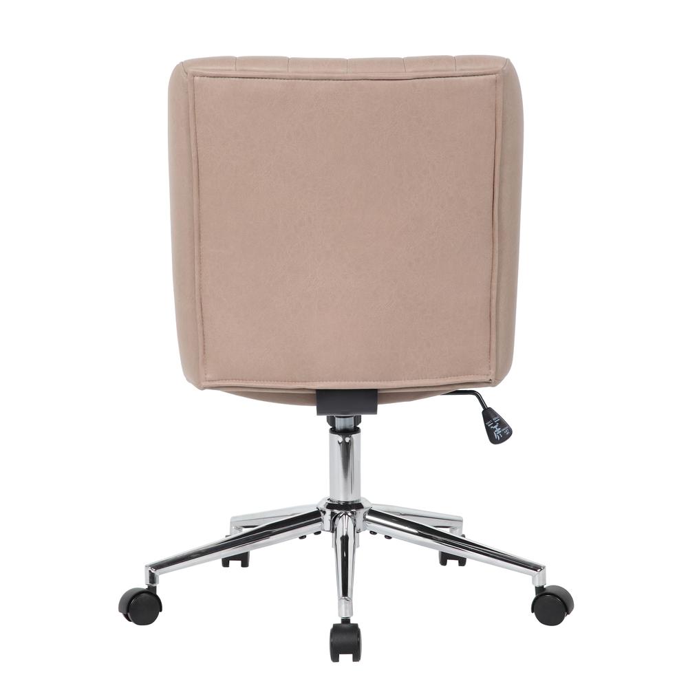 Boss Soft Touch Vinyl Task Chair, Tan. Picture 2