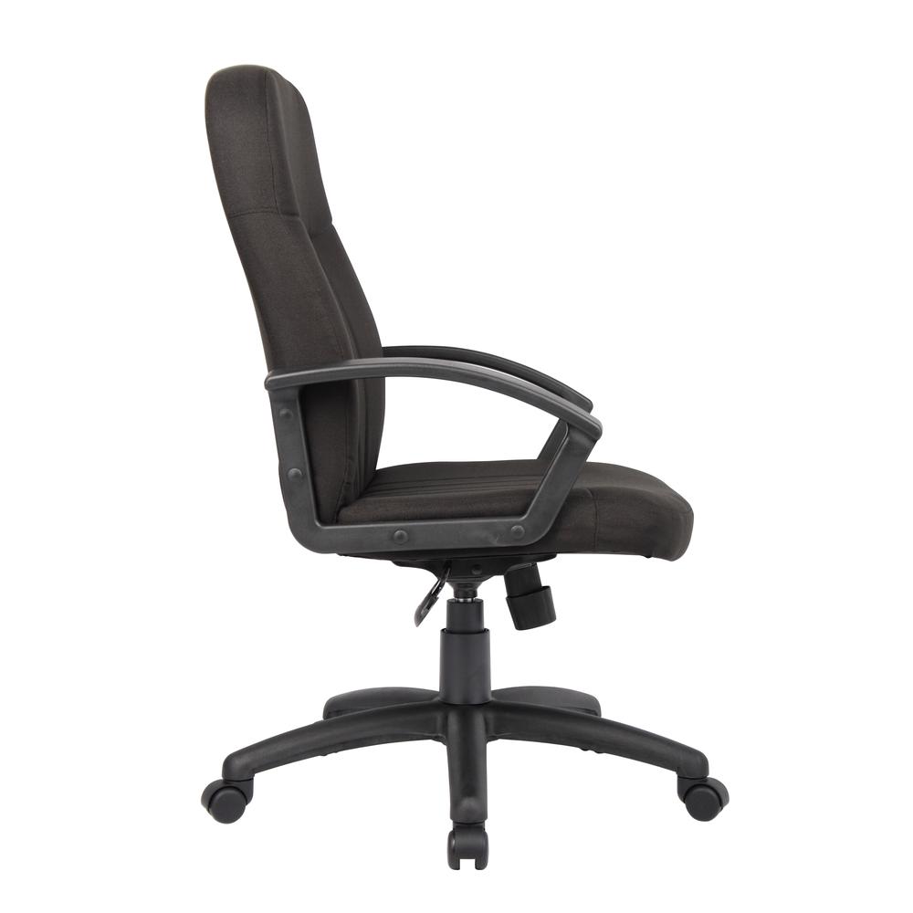Boss Mid Back Fabric Managers Chair In Black. Picture 6