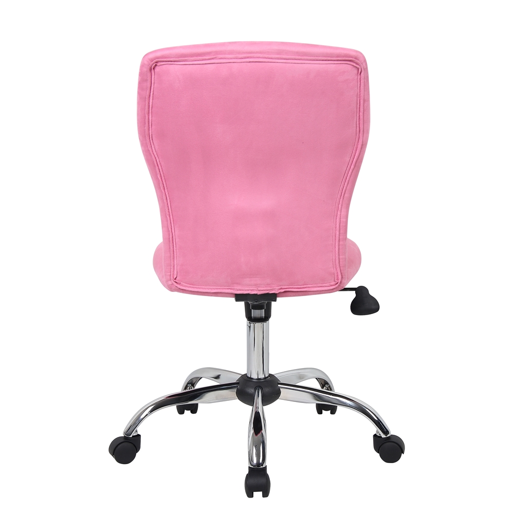 Tiffany Microfiber Chair-Pink. Picture 3