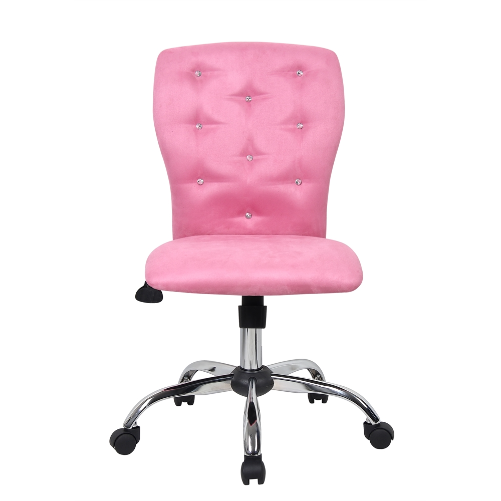 Tiffany Microfiber Chair-Pink. Picture 4