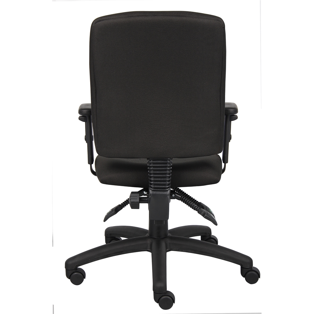 Boss Multi-Function Fabric Task Chair W/ Adjustable Arms. Picture 1