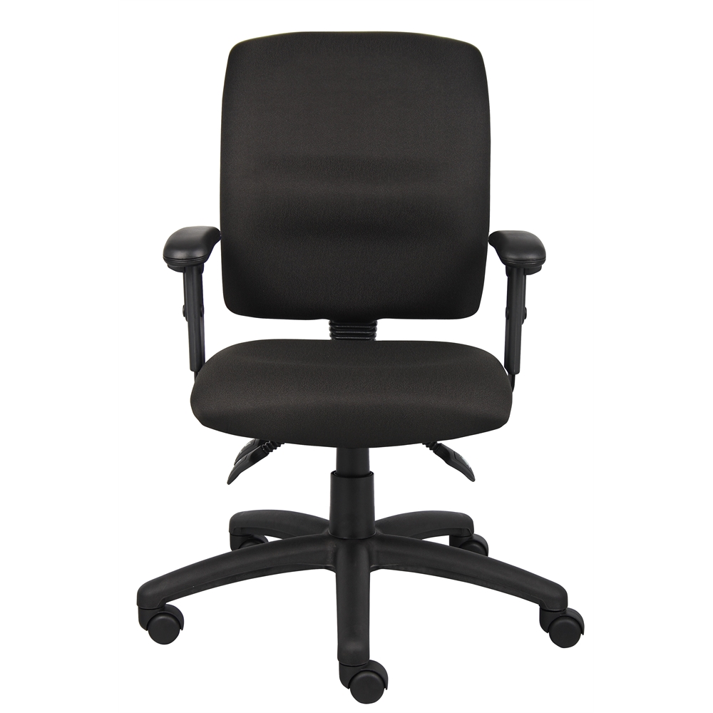 Boss Multi-Function Fabric Task Chair W/ Adjustable Arms. Picture 2