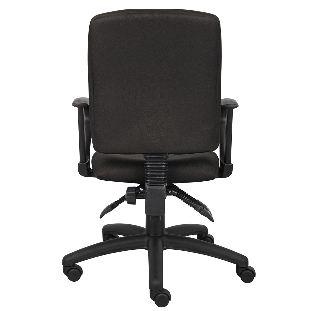 Boss Multi-Function Fabric Task Chair W/Loop Arms. Picture 1