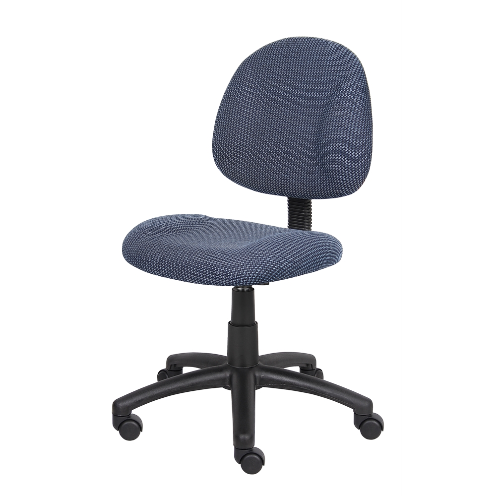 Boss Blue  Deluxe Posture Chair. Picture 4
