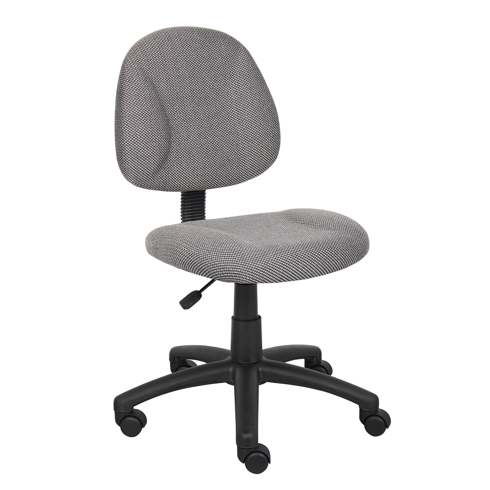 Boss Grey  Deluxe Posture Chair. Picture 1