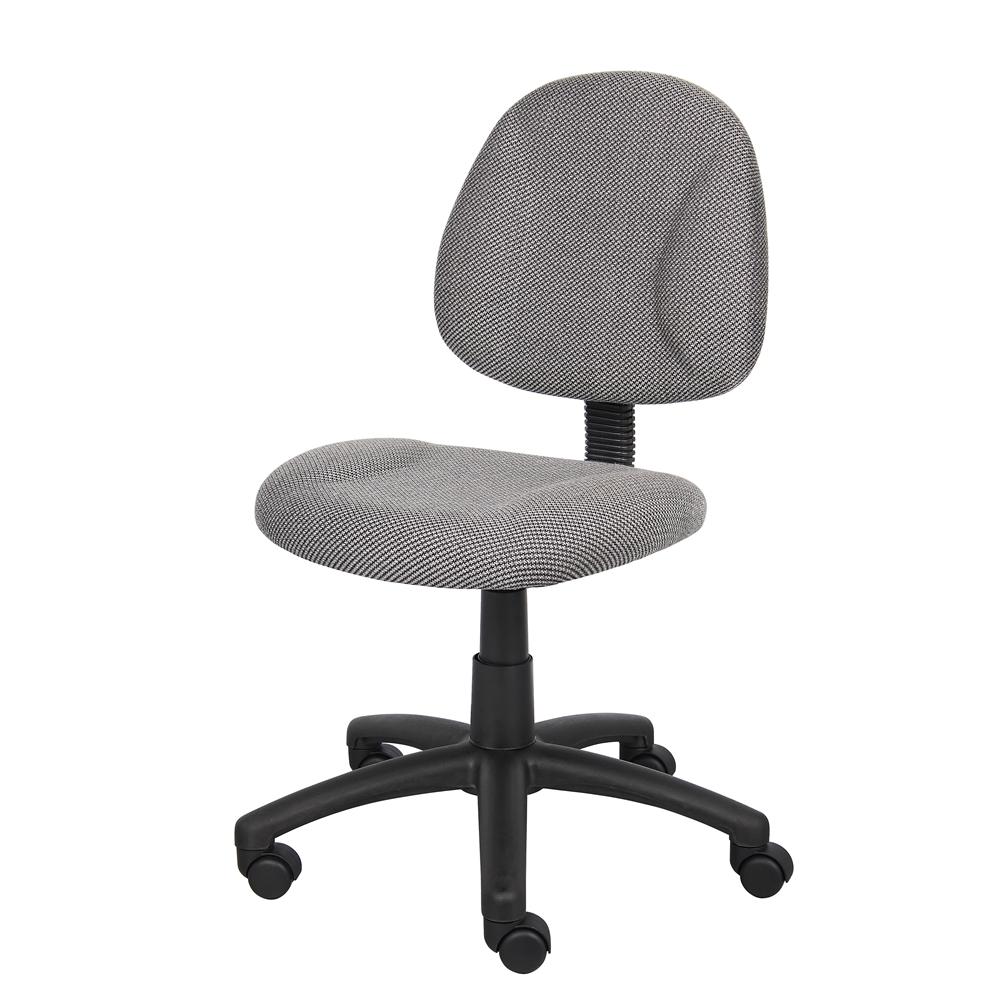 Boss Grey  Deluxe Posture Chair. Picture 4