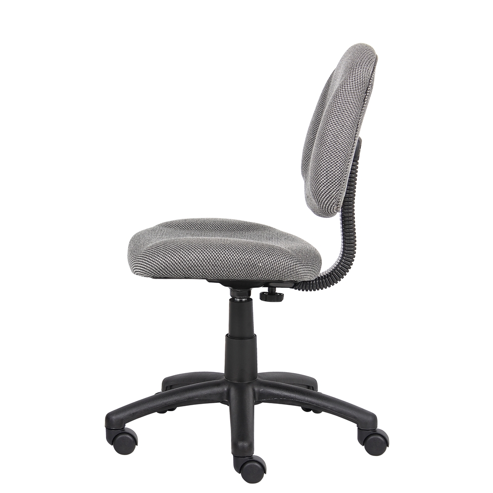 Boss Grey  Deluxe Posture Chair. Picture 5