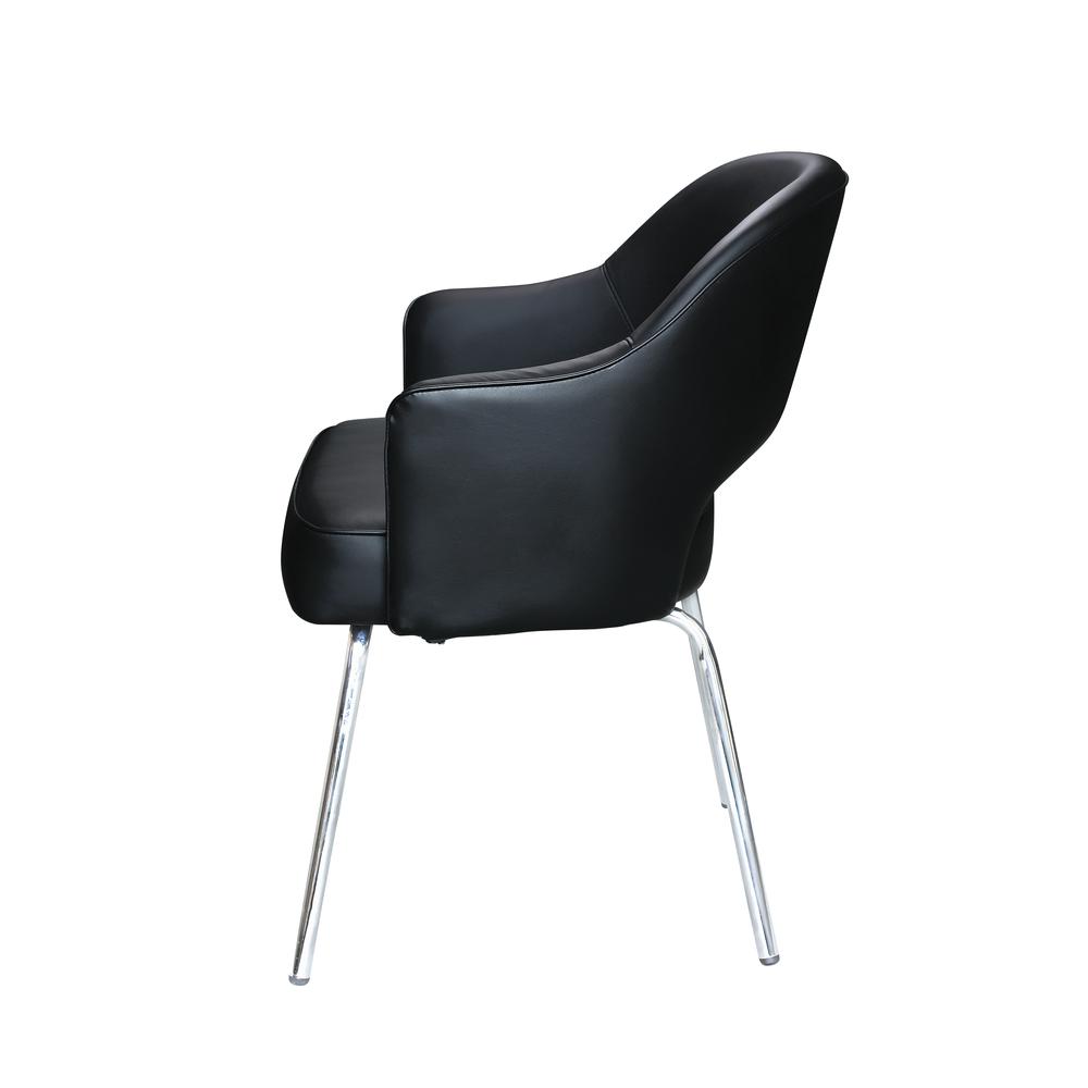 Black CaressoftPlus Guest Chair. Picture 1