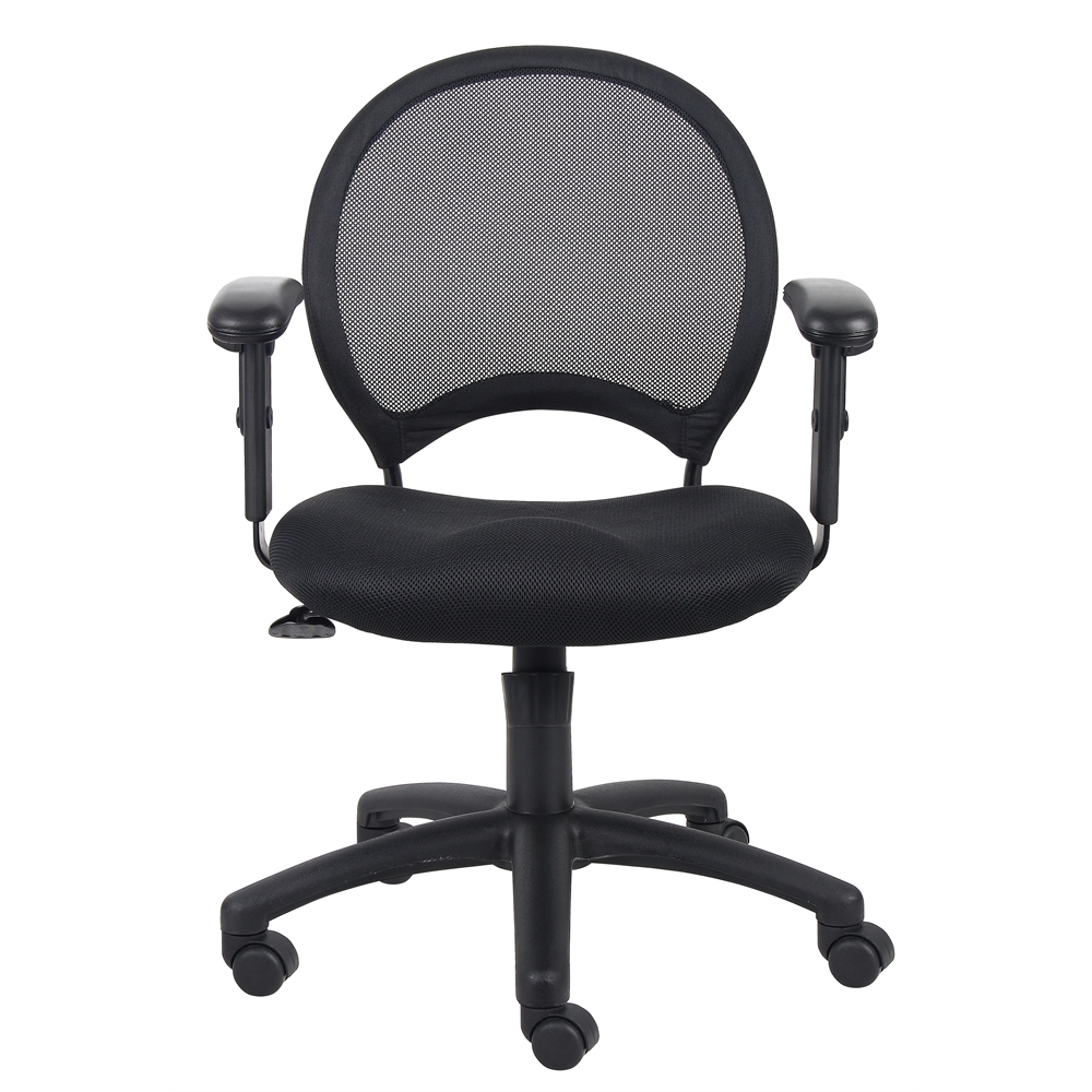 Boss Mesh Chair With Adjustable Arms. Picture 2