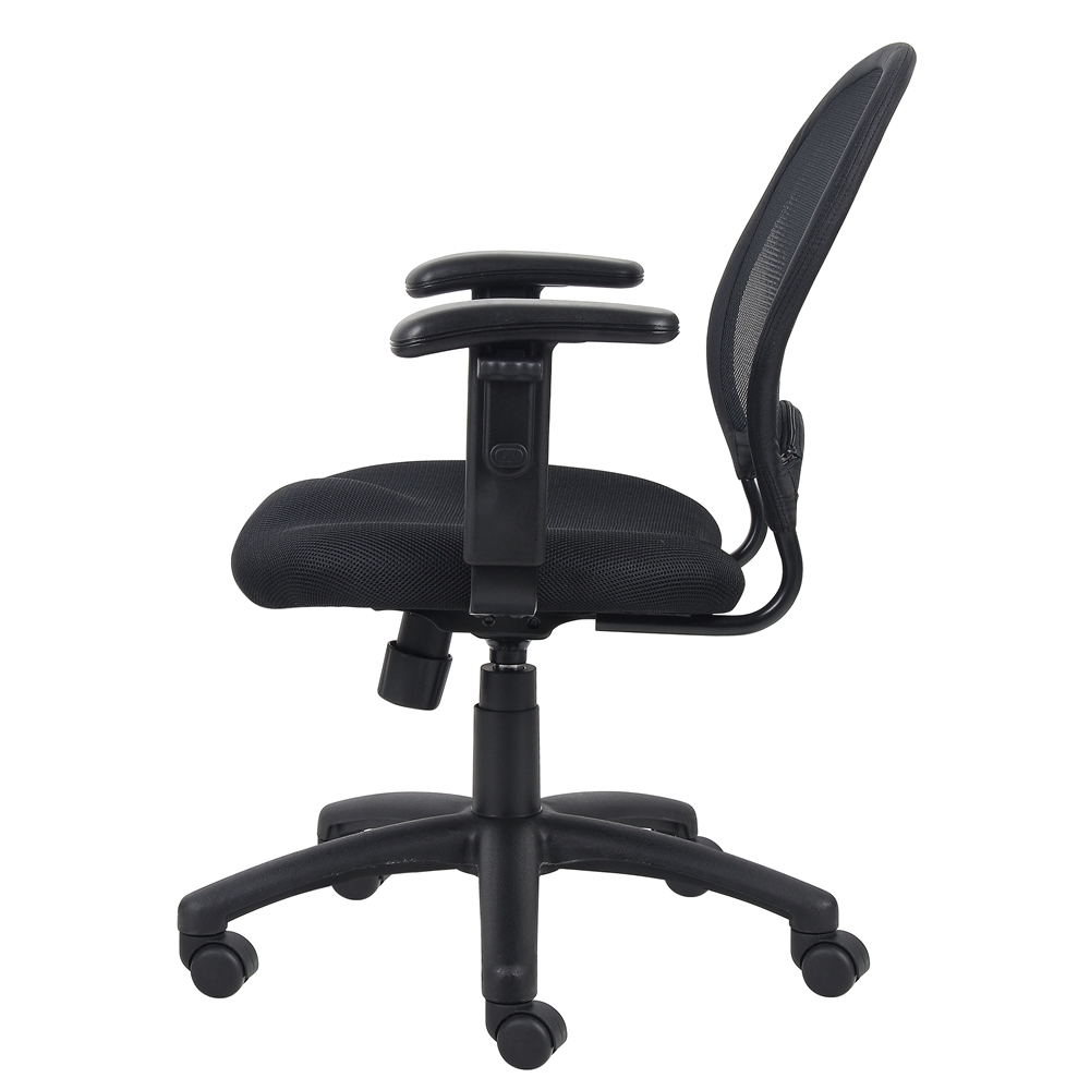 Boss Mesh Chair With Adjustable Arms. Picture 3