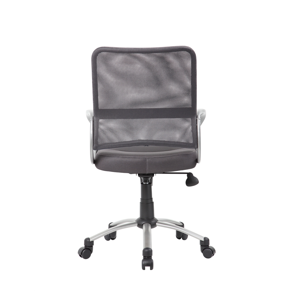 Boss Mesh Back W/ Pewter Finish Task Chair. Picture 1