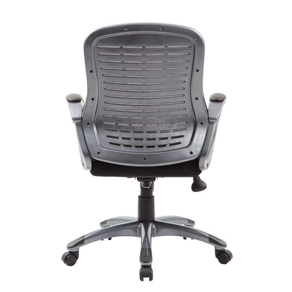 Boss Ribbed High Back Mesh Chair. Picture 2