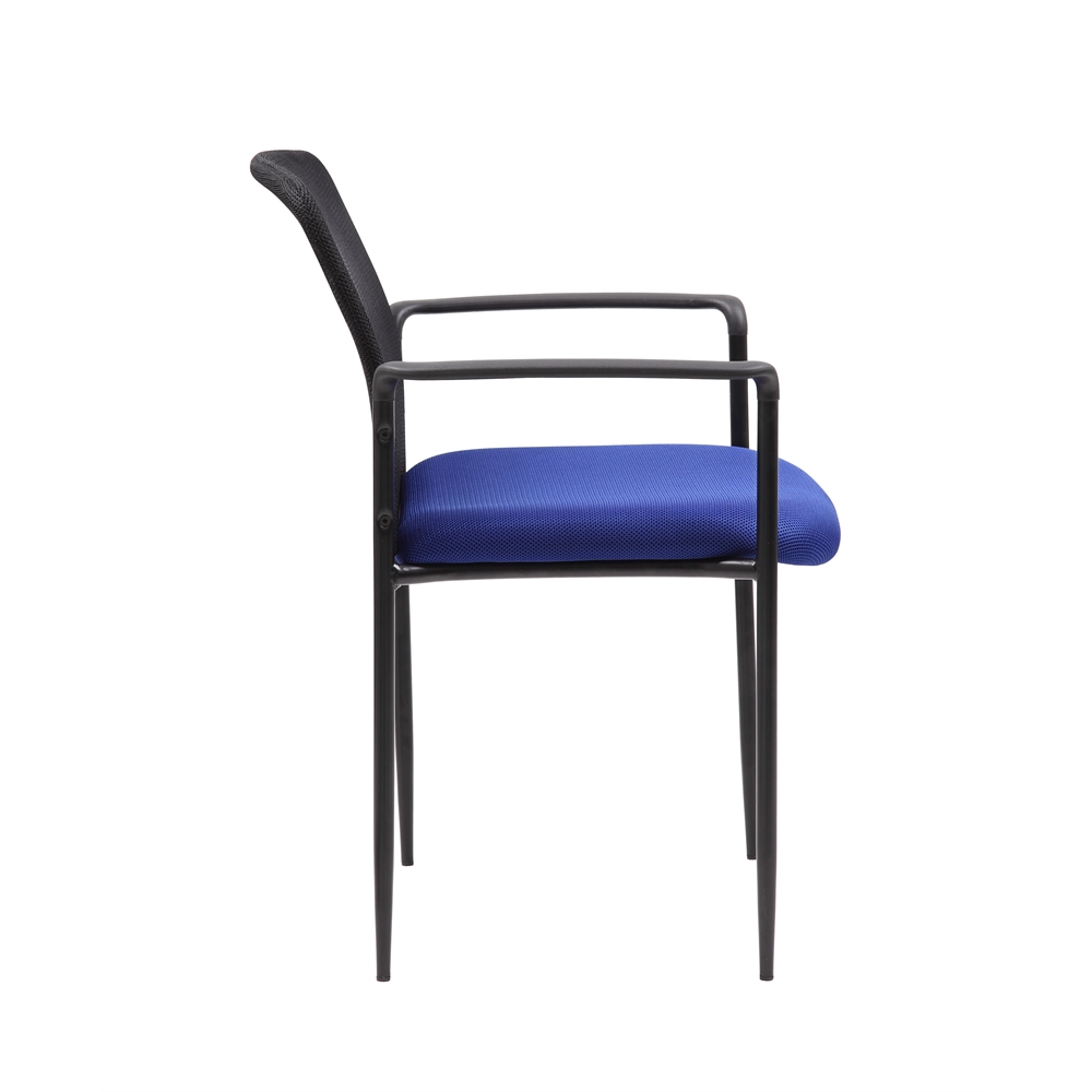 Boss Stackable Mesh Guest Chair - Blue. Picture 3