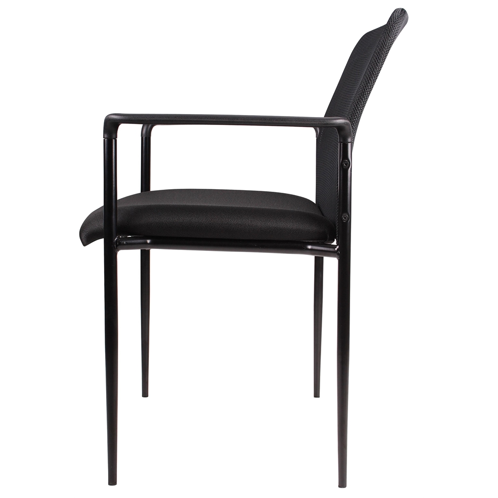 Boss Mesh Guest Chair, Black. Picture 4