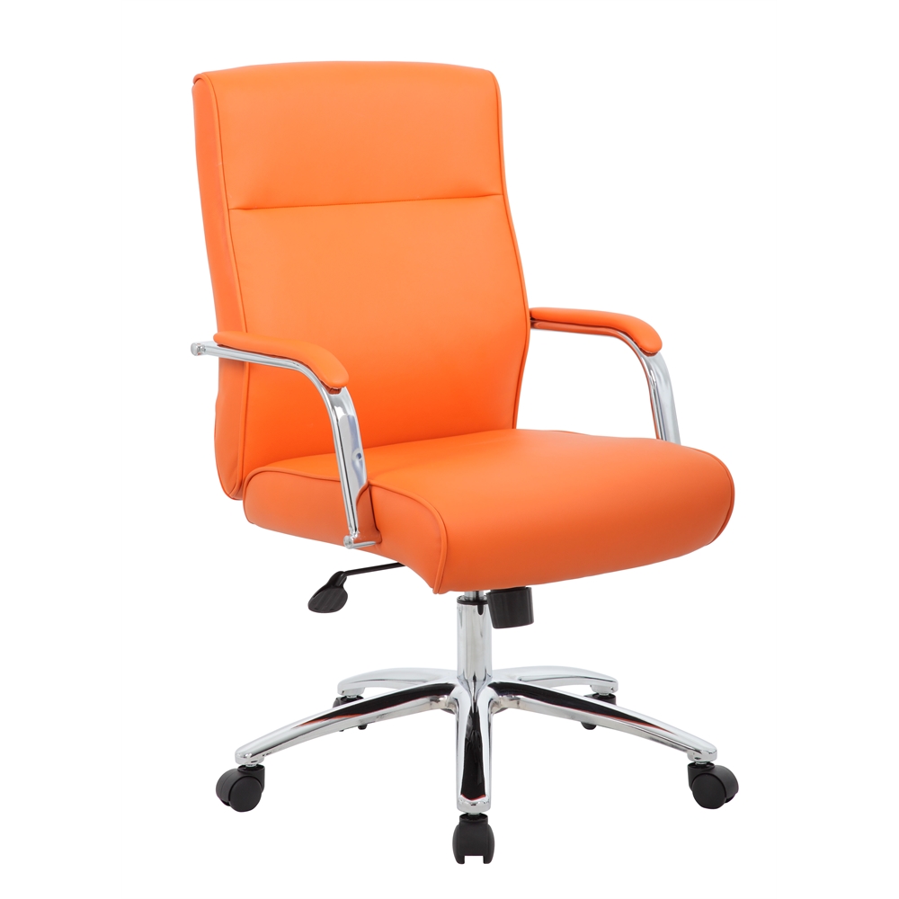 Boss Modern Executive Conference Chair - Orange. Picture 1
