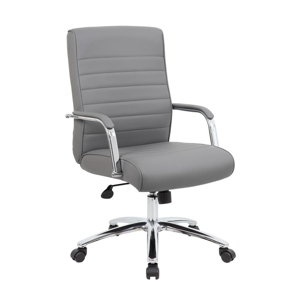 Boss Modern Executive Conference Chair - Grey. Picture 6