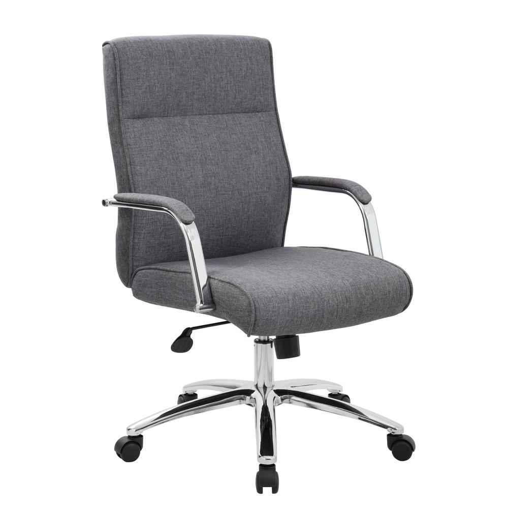 Boss Modern Executive Conference Chair - Grey. Picture 5