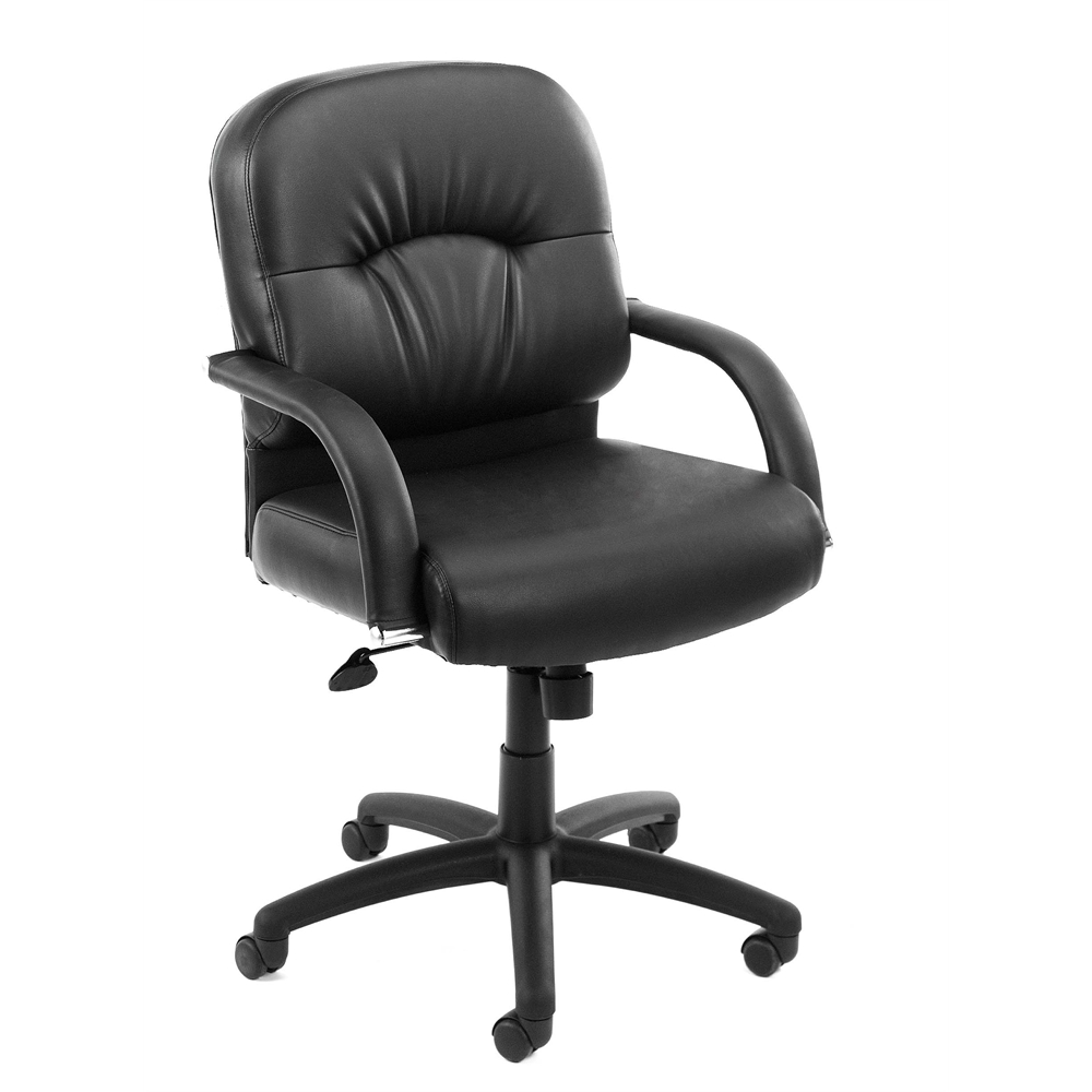 Boss Mid Back Caressoft Chair In Black. The main picture.