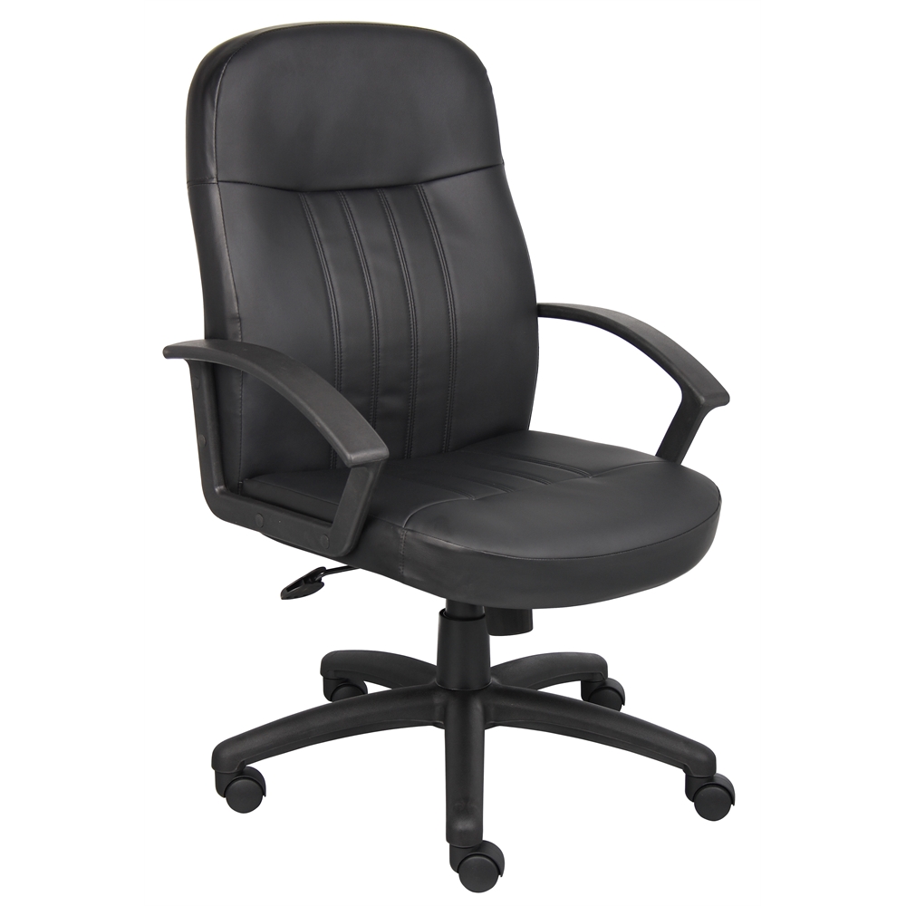 Boss Executive Leather Budget Chair. Picture 7