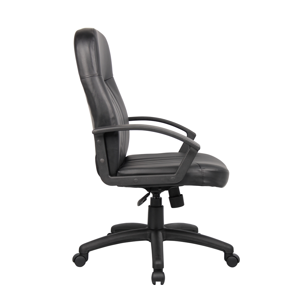 Boss Executive Leather Budget Chair. Picture 6